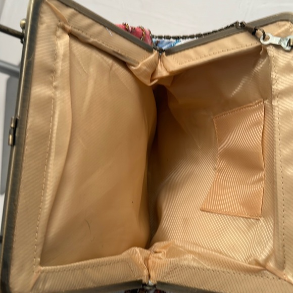 Unbranded vintage style light blue beaded evening bag - Picture 6 of 14